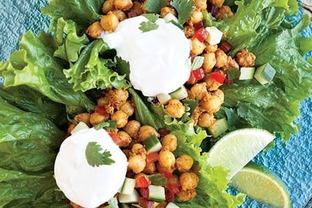 Meatless Monday: Indian Lettuce Bowls
