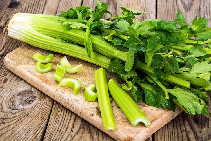 fresh healthy celery