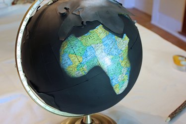 Remove the templates from the globe.